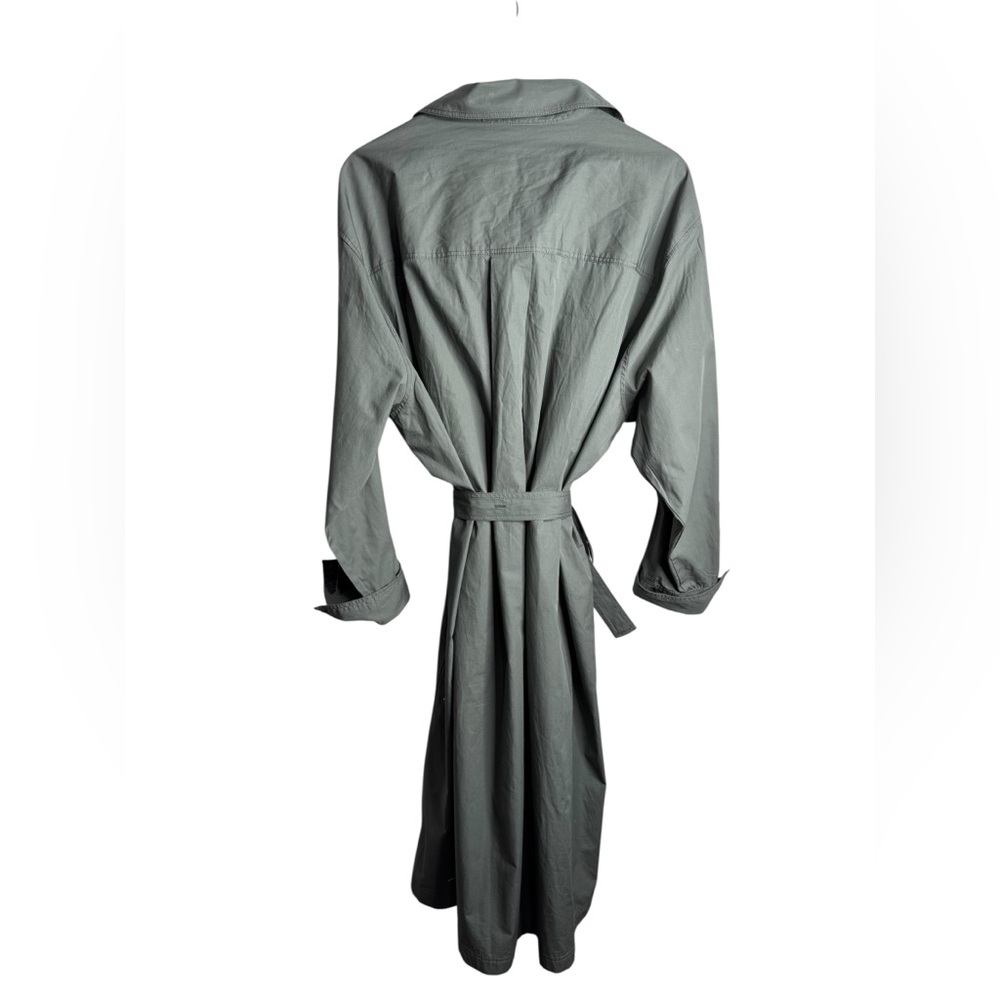 ZARA MULTI-POSITIONAL SHIRTDRESS Utility  Army Green NWT XXL - Picture 8 of 13